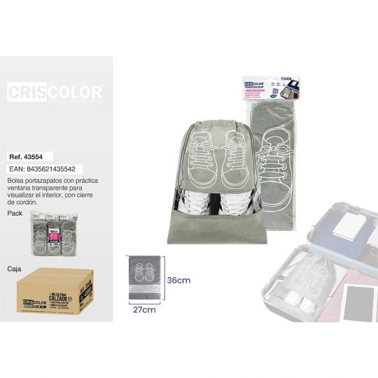 BOLSA PARA CALZADO 27X36CM