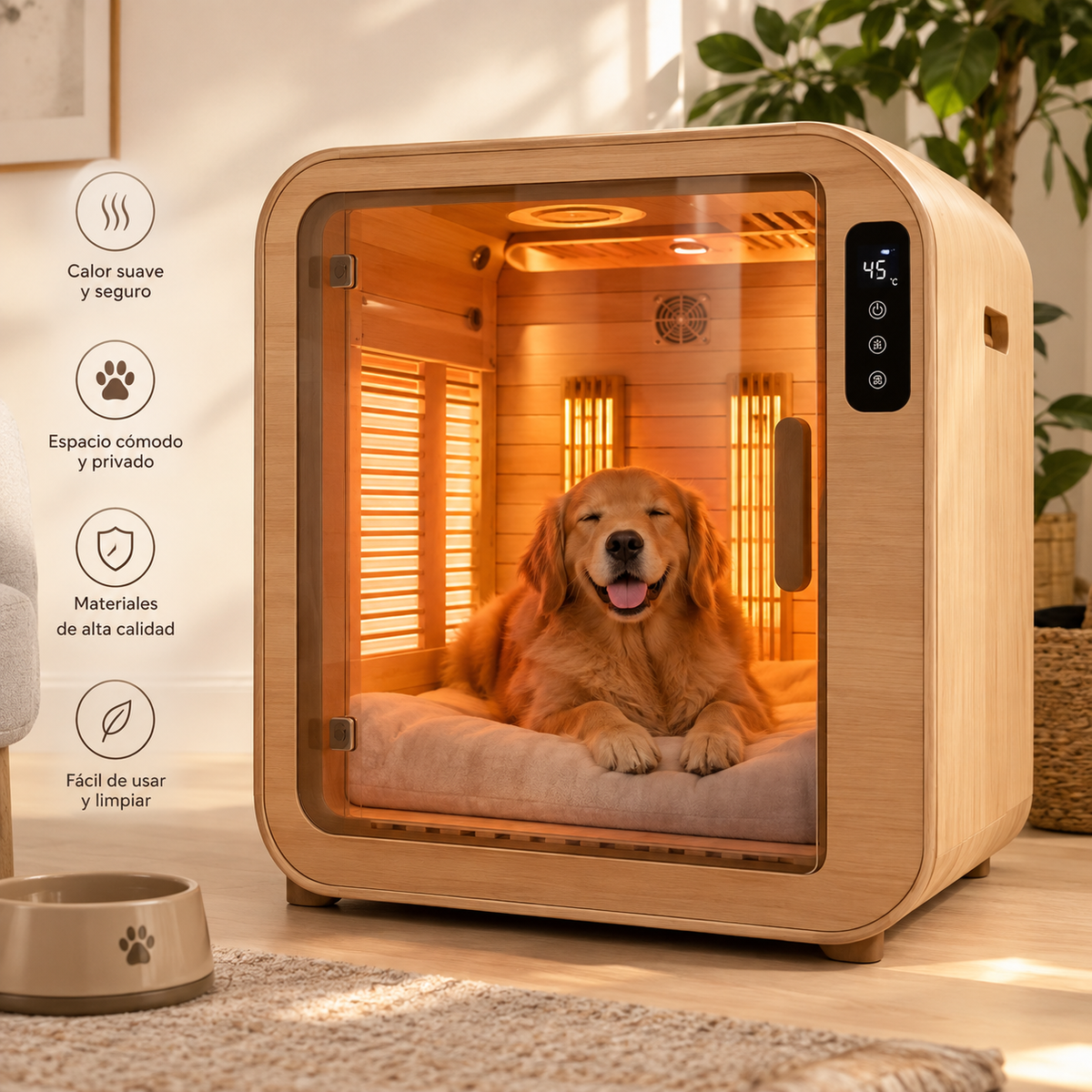 Sauna para perros