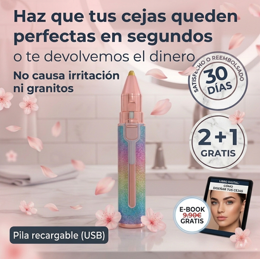 Depiladora facial de precisión indolora recargable