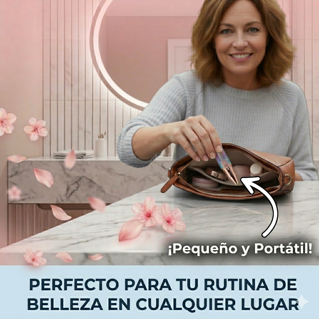 Depiladora facial de precisión indolora recargable