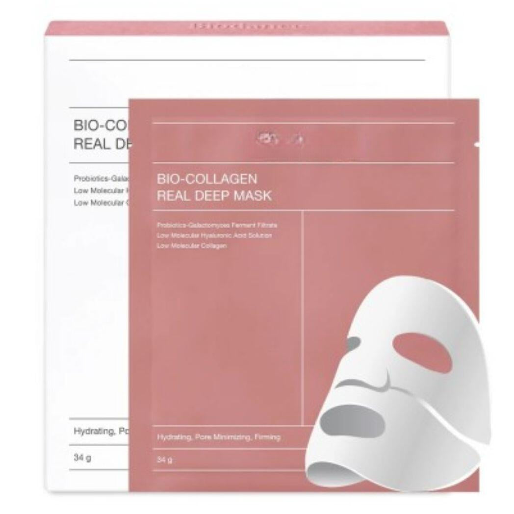 Mascarillas Biocolágeno  Incluye 5 Mascarillas