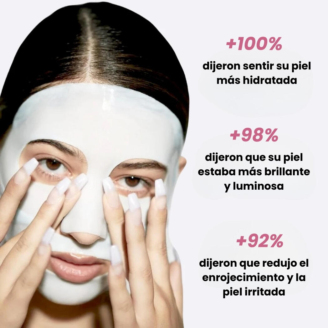 Mascarillas Biocolágeno  Incluye 5 Mascarillas